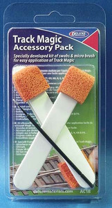 Deluxe Materials Ltd ~ All Scale ~ Track Magic Accessory Pack ~ For Applying Track Magic Liquid Track Cleaner ~ AC18
