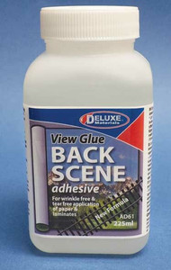 Deluxe Materials Ltd ~ All Scale ~ View Glue Backscene Adhesive ~ 7.6oz 225ml ~ AD61