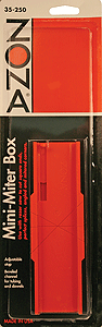 Zona Tools ~ All Scale ~ Plastic Mini Mitre Box ~ 795-250