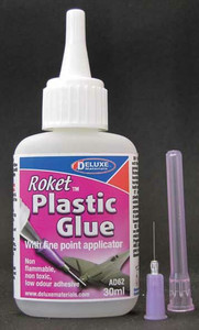Deluxe Materials Ltd ~ All Scale ~ Roket Plastic Glue ~ 1oz 29.6mL ~ AD62