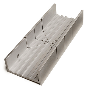 Zona Tools ~ All Scale ~ Aluminum Mitre Box ~ Wide Slot .031" ~ 795-260