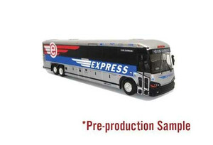 Iconic Replicas ~ All Scale ~ MCI D4505 Bus ~ Assembled ~ 595 Express ~ 870321