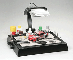 Tamiya Paints ~ All Scale ~ Work Station w/Magnifying Lens ~ 74064