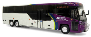 Iconic Replicas ~ HO Scale ~ MCI D45 CRT LE Bus ~ Assembled ~ Valley Metro ~ 870367