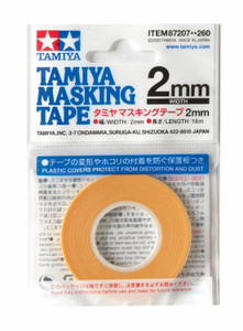 Tamiya Paints ~ All Scale ~ Masking Tape ~ 5/64" x 59' 2mm x 18m ~ 87207