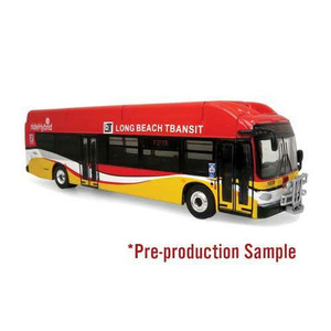 Iconic Replicas ~ HO Scale ~ New Flyer Xcelsior XN40 Bus ~ Assembled ~ Long Beach ~ 870433