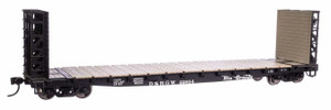 WalthersMainline ~ HO Scale ~ 53' GSC Bulkhead Flatcar ~ Ready to Run ~ Denver & Rio Grande Western #22664 ~ 910-5925