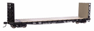 WalthersMainline ~ HO Scale ~ 53' GSC Bulkhead Flatcar ~ Ready to Run ~ Denver & Rio Grande Western #22695 ~ 910-5926