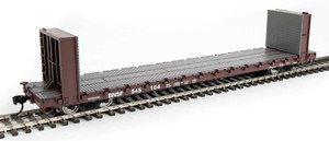 WalthersMainline ~ HO Scale ~ 60' Pullman-Standard Bulkhead Flatcar (48' IL) ~ Ready to Run ~ BNSF #545104 ~ 910-5860