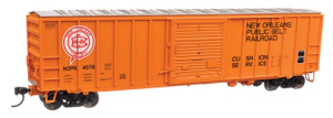 WalthersMainline ~ HO Scale ~ 50' ACF Exterior Post Boxcar ~ Ready to Run ~ New Orleans Public Belt Railroad #4078 ~ 910-1890