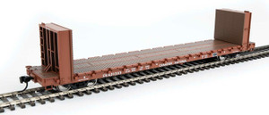 WalthersMainline ~ HO Scale ~ 60' Pullman-Standard Bulkhead Flatcar (48' IL) ~ Ready to Run ~ Canadian National #621333 ~ 910-5865
