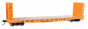 WalthersMainline ~ HO Scale ~ 53' GSC Bulkhead Flatcar ~ Ready to Run ~ Illinois Central Gulf #920259 ~ 910-5932