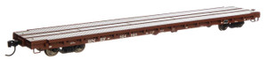 WalthersMainline ~ HO Scale ~ 60' Pullman-Standard Flatcar ~ Ready to Run ~ BNSF #584966 ~ 910-5392