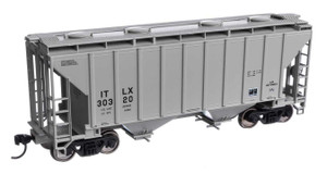 WalthersMainline ~ HO Scale ~ 37' 2980 Cubic-Foot 2-Bay Covered Hopper ~ Ready to Run ~ GE Rail Services Corporation ITLX #30320 ~ 910-7993