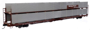 WalthersMainline ~ HO Scale ~ 89' Flatcar w/Bi-Level Shielded Auto Rack ~ Ready to Run ~ Southern Pacific Rack / Flatcar #515436 ~ 910-8127