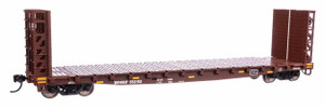 WalthersMainline ~ HO Scale ~ 53' GSC Bulkhead Flatcar ~ Ready to Run ~ BNSF #552152 ~ 910-5923