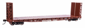 WalthersMainline ~ HO Scale ~ 53' GSC Bulkhead Flatcar ~ Ready to Run ~ Southern #115283 ~ 910-5938