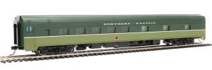 WalthersMainline ~ HO Scale ~ 85' Budd 10-6 Sleeper ~ Ready to Run ~ Northern Pacific ~ 910-30116