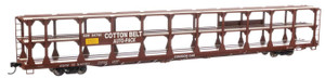 WalthersMainline ~ HO Scale ~ 89' Flatcar w/Tri-Level Open Auto Rack ~ Southern Pacific Rack St. Louis Southwestern Flatcar #84790 ~ 910-8222