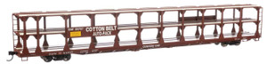 WalthersMainline ~ HO Scale ~ 89' Flatcar w/Tri-Level Open Auto Rack ~ Ready to Run ~ Southern Pacific Rack St. Louis Southwestern Flatcar #84797 ~ 910-8223