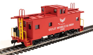 WalthersMainline ~ HO Scale ~ International Wide-Vision Caboose ~ Ready to Run ~ Gulf, Mobile & Ohio #2991 ~ 910-8769