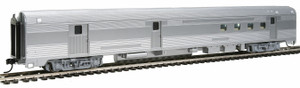 WalthersMainline ~ HO Scale ~ 85' Budd Baggage-Railway Post Office ~ Ready To Run ~ Painted, Unlettered (silver) ~ 910-30300