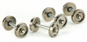 WalthersProto ~ HO Scale ~ 36" Turned Metal RP-25 Wheelsets ~ With Metal Axles ~ package(100) ~ 920-2305