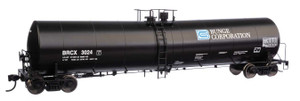 WalthersMainline ~ HO Scale ~ Trinity 25,000-Gallon Tank Car ~ Ready to Run ~ Bunge Corp. BRCX #3024 ~ 910-48209