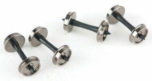 WalthersProto ~ HO Scale ~ 33" Turned Metal RP-25 Wheelsets ~ With Plastic Axles ~ package(12) ~ 920-2301