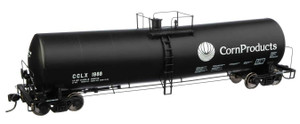 Walthers Proto ~ HO Scale ~ 54' 23,000 Gallon Funnel-Flow Tank Car ~ Ready to Run ~ Corn Products CCLX #1988 ~ 920-100255