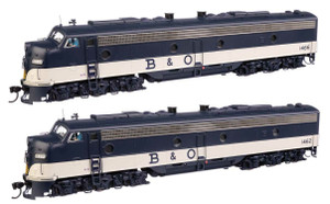 Walthers Proto ~ HO Scale ~ EMD E8 A-A ~ Standard DC ~ Baltimore & Ohio #1462 & 1466 ~ 920-49908