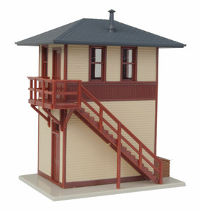 Walthers Trainline ~ HO Scale ~ Trackside Signal Tower ~ Assembled ~ 931-810