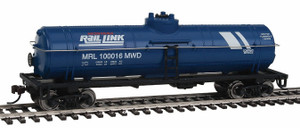 Walthers Trainline ~ HO Scale ~ Tank Car ~ Ready to Run ~ Montana Rail Link (blue, white) ~ 931-1446