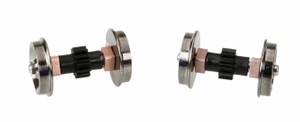 WalthersProto ~ HO Scale ~ Replacement Geared Driver Assembly (Diesel Wheelset) ~ package(2) ~ For Early PROTO 2000(R) BL, FA, GP7/9/18/20/30/60 & PROTO 1000(TM) F3,RS2,RSC2 ~ 920-584408