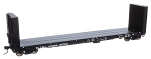 Walthers Proto ~ HO Scale ~ 50' CC&F Bulkhead Flatcar ~ Ready to Run ~ Algoma Central #2414 ~ 920-104339