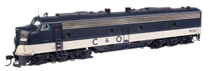 Walthers Proto ~ HO Scale ~ EMD E8A ~ Standard DC ~ Chesapeake & Ohio #4028 ~ 920-49913