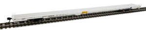 Walthers Proto ~ HO Scale ~ 89' Bethlehem Flush-Deck Flatcar ~ Ready to Run ~ Santa Fe #296640 ~ 920-104214