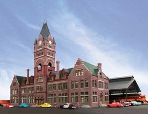 Walthers Cornerstone ~ HO Scale ~ Milwaukee Everett Street Station and Train Shed ~ Kit ~ 933-2946