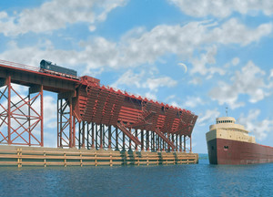 Walthers Cornerstone ~ HO Scale ~ Ore Dock ~ Kit ~ 933-3065