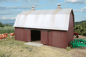 Walthers Cornerstone ~ HO Scale ~ Meadowhead Barn ~ Kit ~ 933-3330