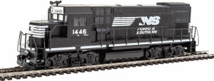 Walthers Trainline ~ HO Scale ~ EMD GP15-1 ~ Standard DC ~ Norfolk Southern (black, white) ~ 931-2504