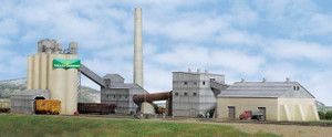 Walthers Cornerstone ~ HO Scale ~ Valley Cement Plant ~ Kit ~ 933-3098