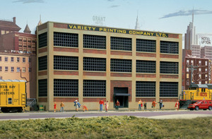 Walthers Cornerstone ~ HO Scale ~ Variety Printing Background Building ~ Kit ~ 933-3161