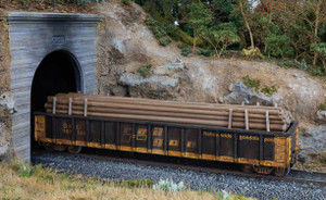 Walthers Cornerstone ~ HO Scale ~ Utility Poles Load ~ Kit ~ Fits most 50' & larger gondolas ~ sold separately ~ 933-4174