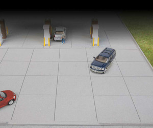 Walthers Cornerstone ~ HO Scale ~ Gas Station Concrete Parking Lot ~ Kit ~ 933-3540