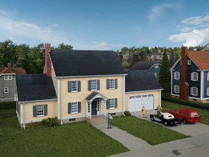 Walthers Cornerstone ~ HO Scale ~ Executive House ~ Kit ~ 933-4154