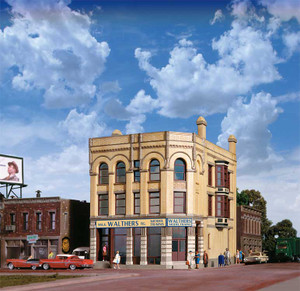 Walthers Cornerstone ~ HO Scale ~ Water Street Building Kit ~ 933-4203