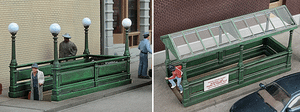 Walthers Cornerstone ~ HO Scale ~ Subway Entrance ~ Kit ~ Builds 2 Complete Models ~ 933-3762