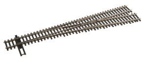 Walthers WalthersTrack ~ HO Scale ~ Code 83 Nickel Silver DCC Friendly Number 6 Turnout ~ Right Hand ~ 948-83018