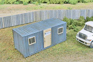 Walthers SceneMaster ~ HO Scale ~ Mobile Construction Office ~ Kit ~ 949-2900